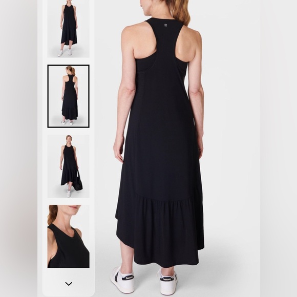Sweaty Betty Black Explorer Ace Midi Dress - Picture 3 of 9